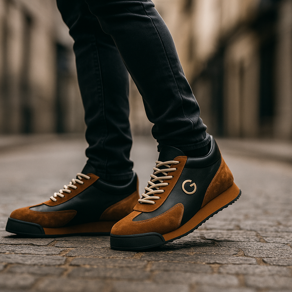 Loke | Sneakers i mocka