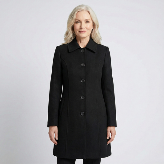 Sofie | Enkelknäppt vintertrenchcoat