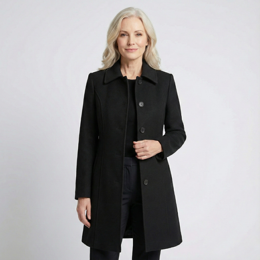 Sofie | Enkelknäppt vintertrenchcoat