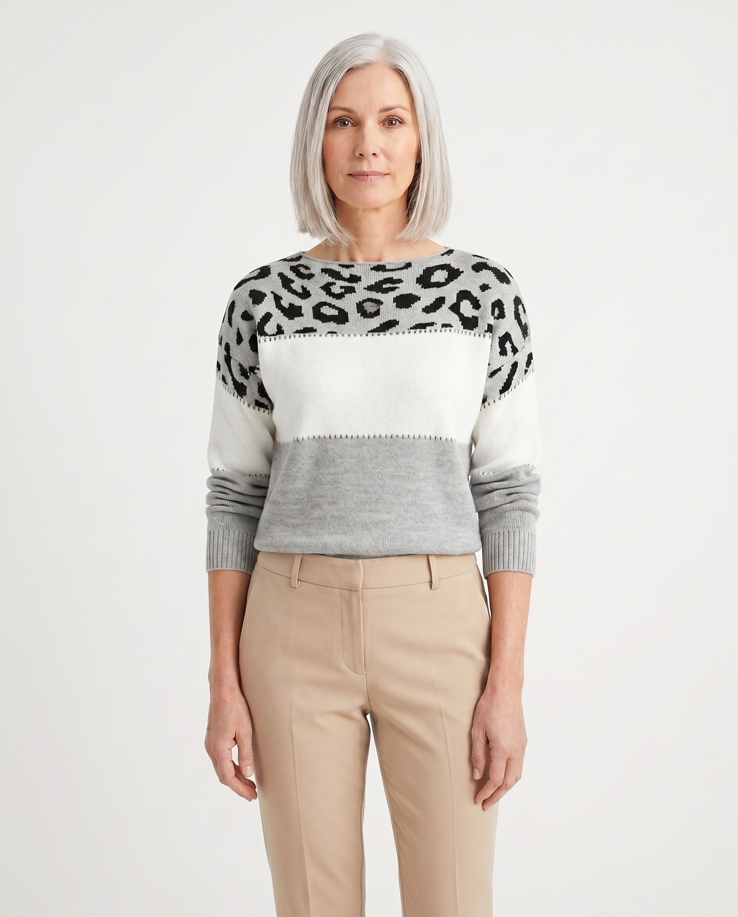 Seraphine | Elegant leopardmönstrad tröja