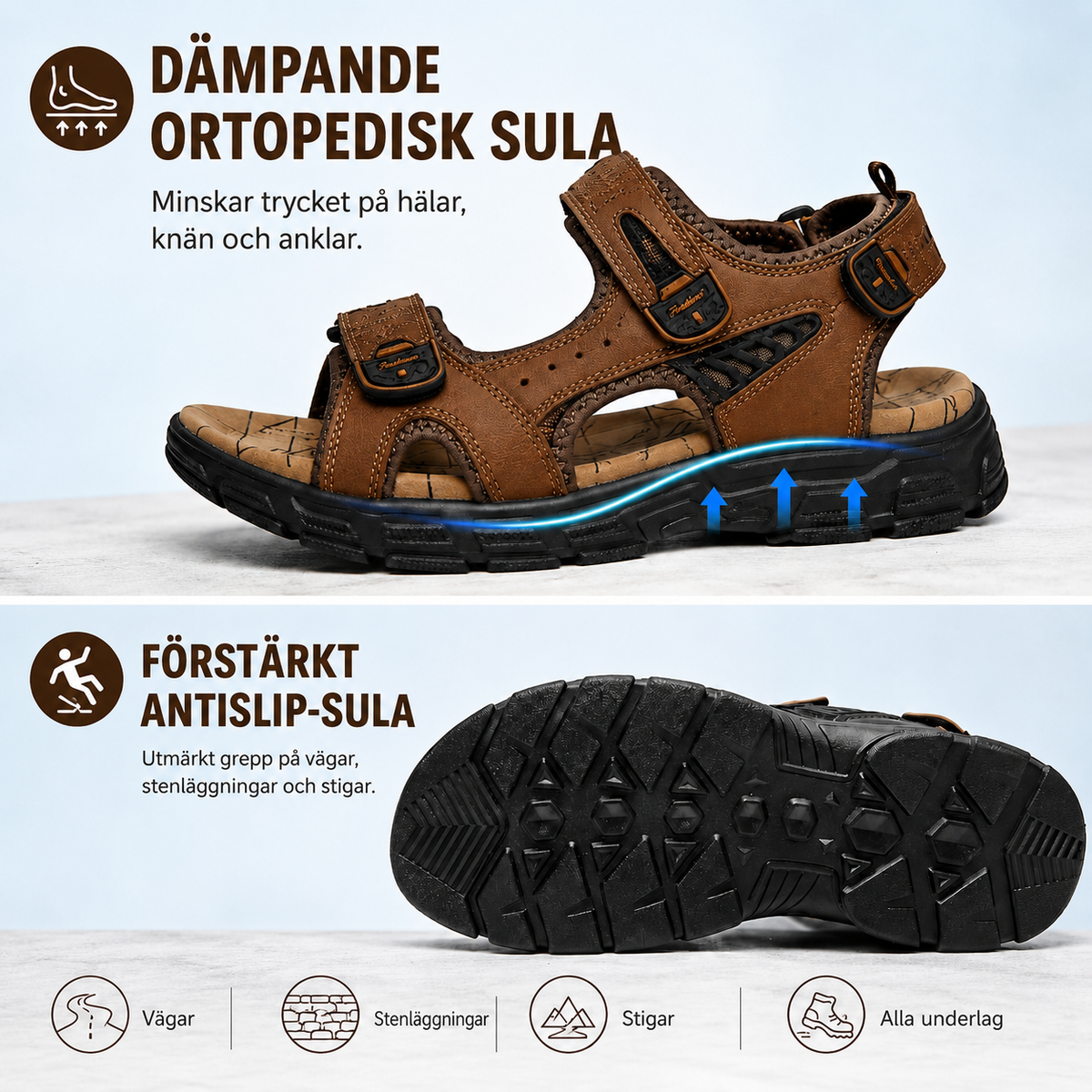 Leif | Ortopediska sandaler