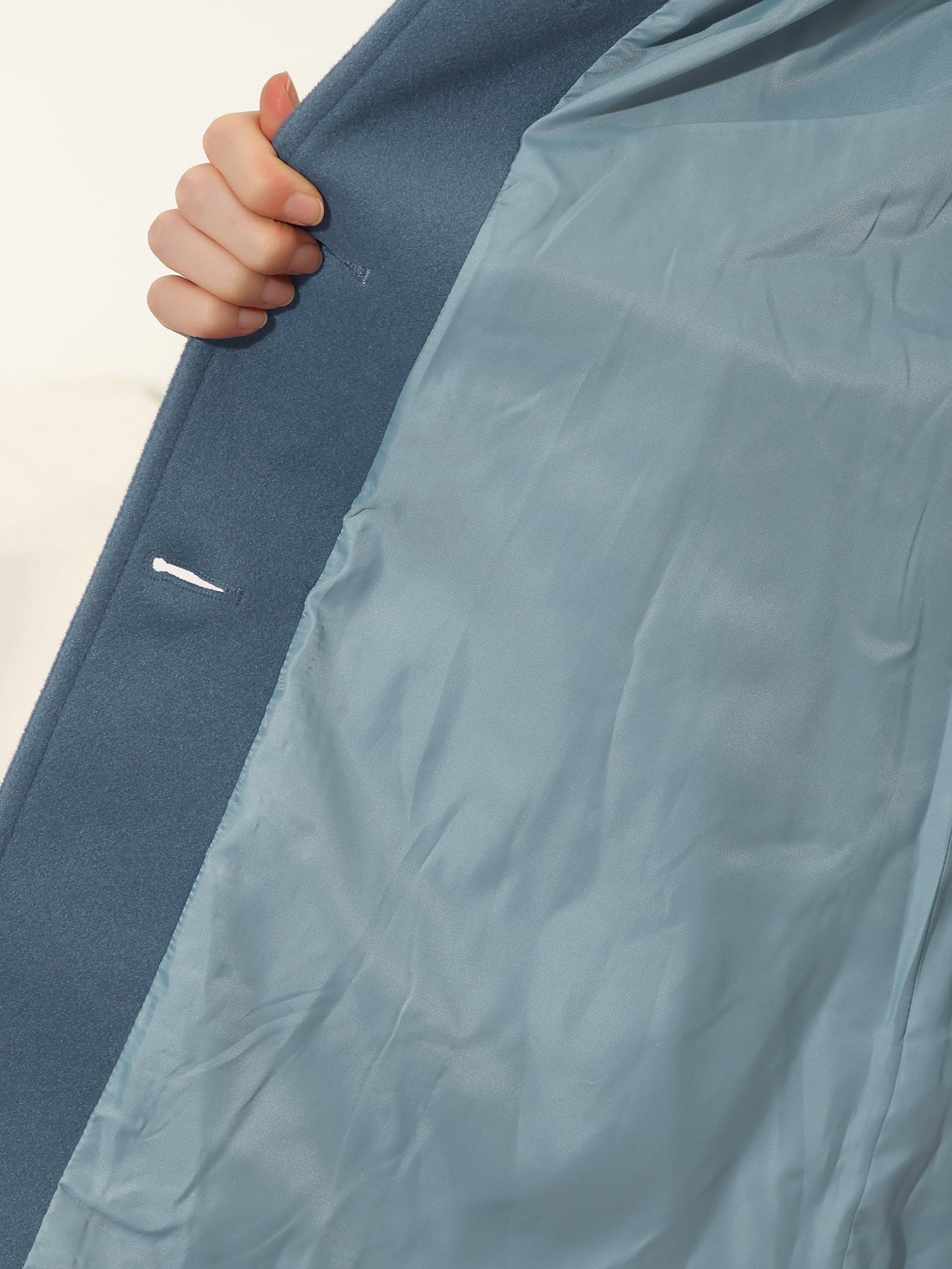 Sofie | Enkelknäppt vintertrenchcoat