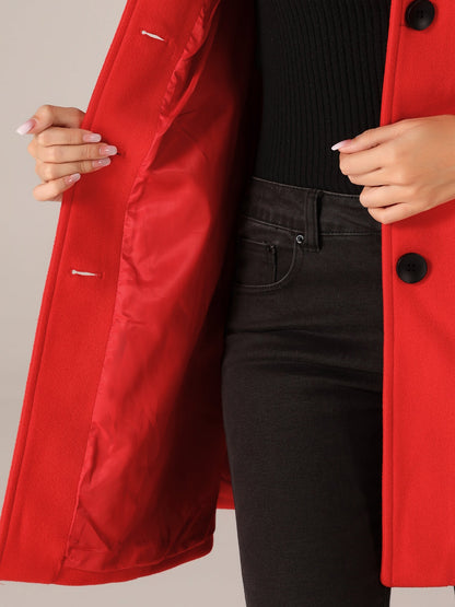 Sofie | Enkelknäppt vintertrenchcoat